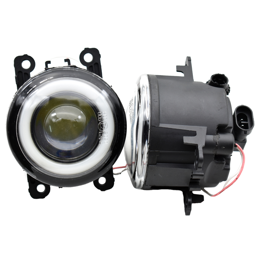 2PCS Car Accessories LED with lens Fog light Angel Eye For Mitsubishi ASX 2013 2014