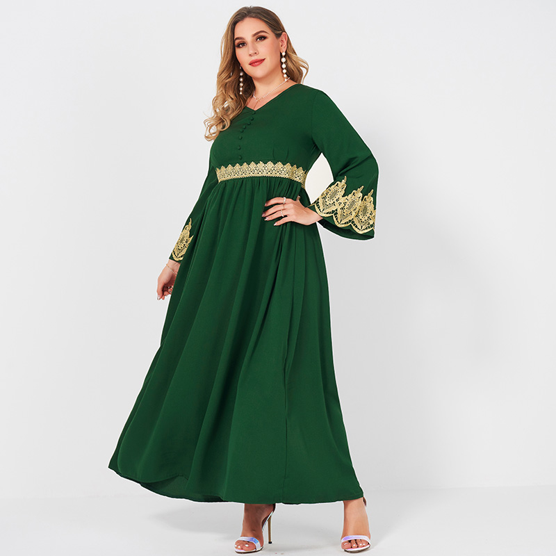 2021spring autumn new womens fashion v-neck lace stitching long banquet elegant plus size slim long-sleeved dress, Black;gray
2021spring autumn new womens fashion v-neck lace stitching long banquet elegant plus size slim long-sleeved dress, Black;gray