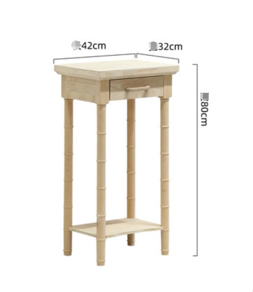 Clothing store display rack Storage Holders women's cloth show table water tables solid wood high and low booth decoration
