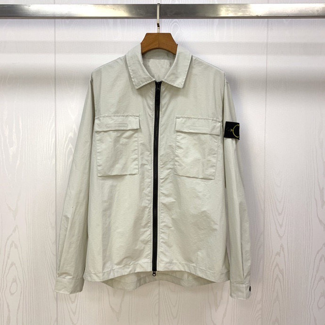 21SS ISLAND Spring STONE Compass Badge Sleeve Patched Women Men Pocket Jacket Coat Men Streetwear Turn Down Collars Jacket Windbreaker 02262
21SS ISLAND Spring STONE Compass Badge Sleeve Patched Women Men Pocket Jacket Coat Men Streetwear Turn Down Collars Jacket Windbreaker 02262