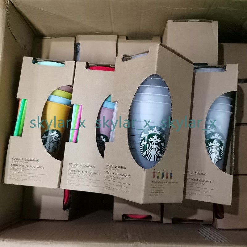 24OZ Color Change Tumblers Plastic Drinking Juice Cup With Lip And Straw Magic Coffee Mug Costom Starbucks Color Changing Plastic Cups, 5pcs=5cups(1box)
24OZ Color Change Tumblers Plastic Drinking Juice Cup With Lip And Straw Magic Coffee Mug Costom Starbucks Color Changing Plastic Cups, 5pcs=5cups(1box)