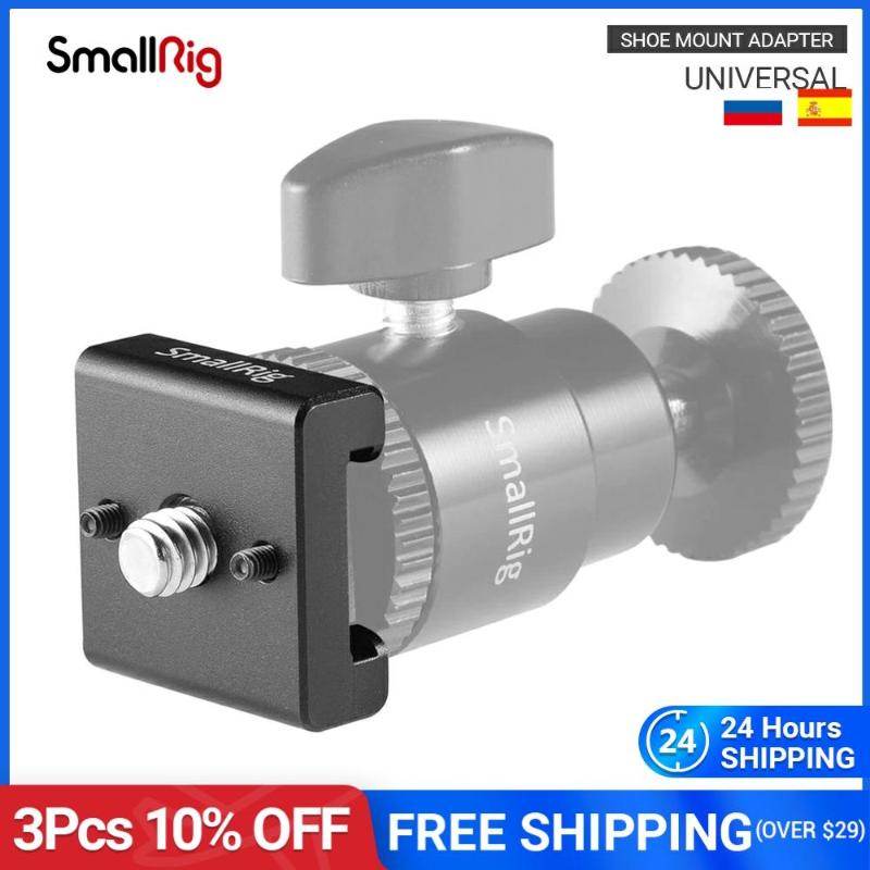 Other Accessories SmallRig Universal Cold Shoe Mount Adapter Bracket (2 Pcs Pack )with Mounting Screws For LED Video Light Microphone 2060
Other Accessories SmallRig Universal Cold Shoe Mount Adapter Bracket (2 Pcs Pack )with Mounting Screws For LED Video Light Microphone 2060