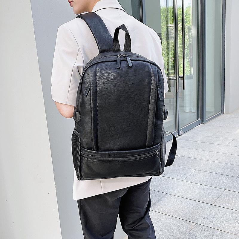 Backpack YILIAN Senior Leather Men's Computer Business Leisure Fashion Large Capacity Portable Multi-functional Sports Fitness, Black
Backpack YILIAN Senior Leather Men's Computer Business Leisure Fashion Large Capacity Portable Multi-functional Sports Fitness, Black