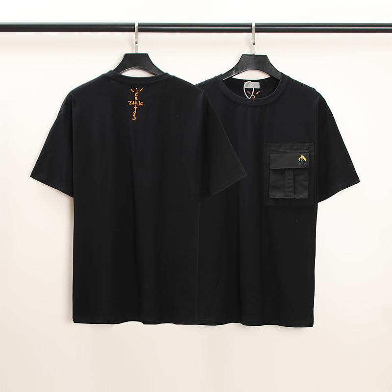 Travis Scott Cactus Jack Cactus Embroidered Mini Label Pocket Lovers Fog Short Sleeve T-Shirt, Black
Travis Scott Cactus Jack Cactus Embroidered Mini Label Pocket Lovers Fog Short Sleeve T-Shirt, Black