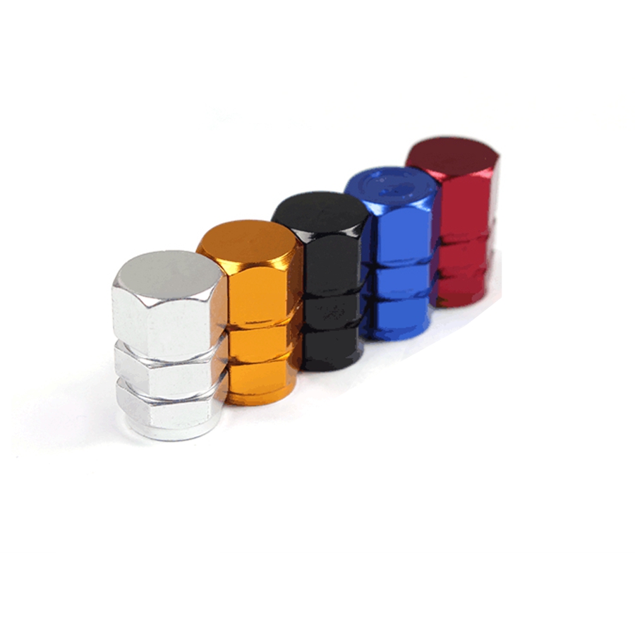4PCS Universal Repair Kits Wheel Caps Theftproof Aluminum Car Tires Valves Tyre Stem Vehicle Tools Air Valve Airtight