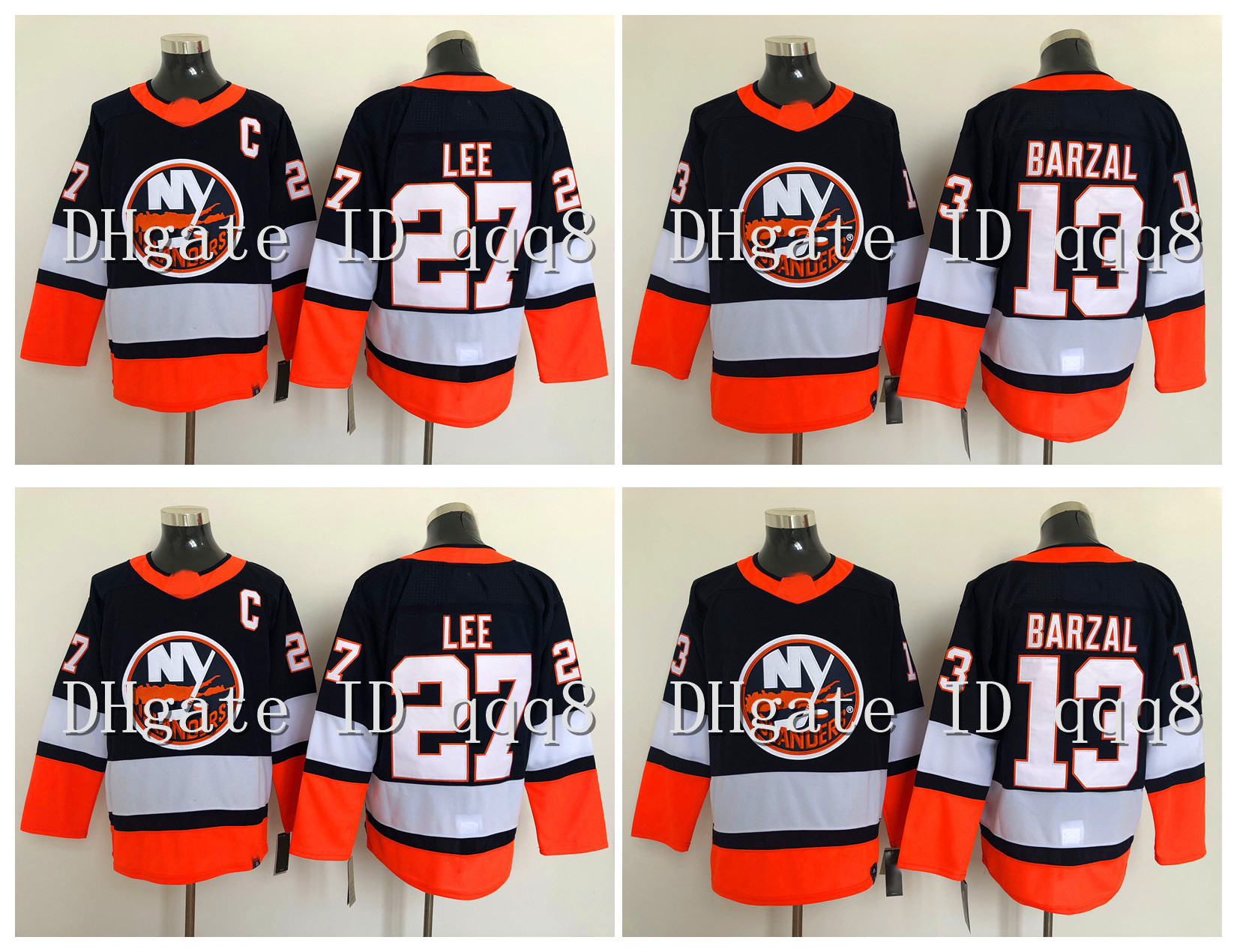 13 Mathew Barzal Jersey 27 Anders Lee New York Islanders 2021 Reverse Retro Blue Hockey Jersey, Black;red
13 Mathew Barzal Jersey 27 Anders Lee New York Islanders 2021 Reverse Retro Blue Hockey Jersey, Black;red