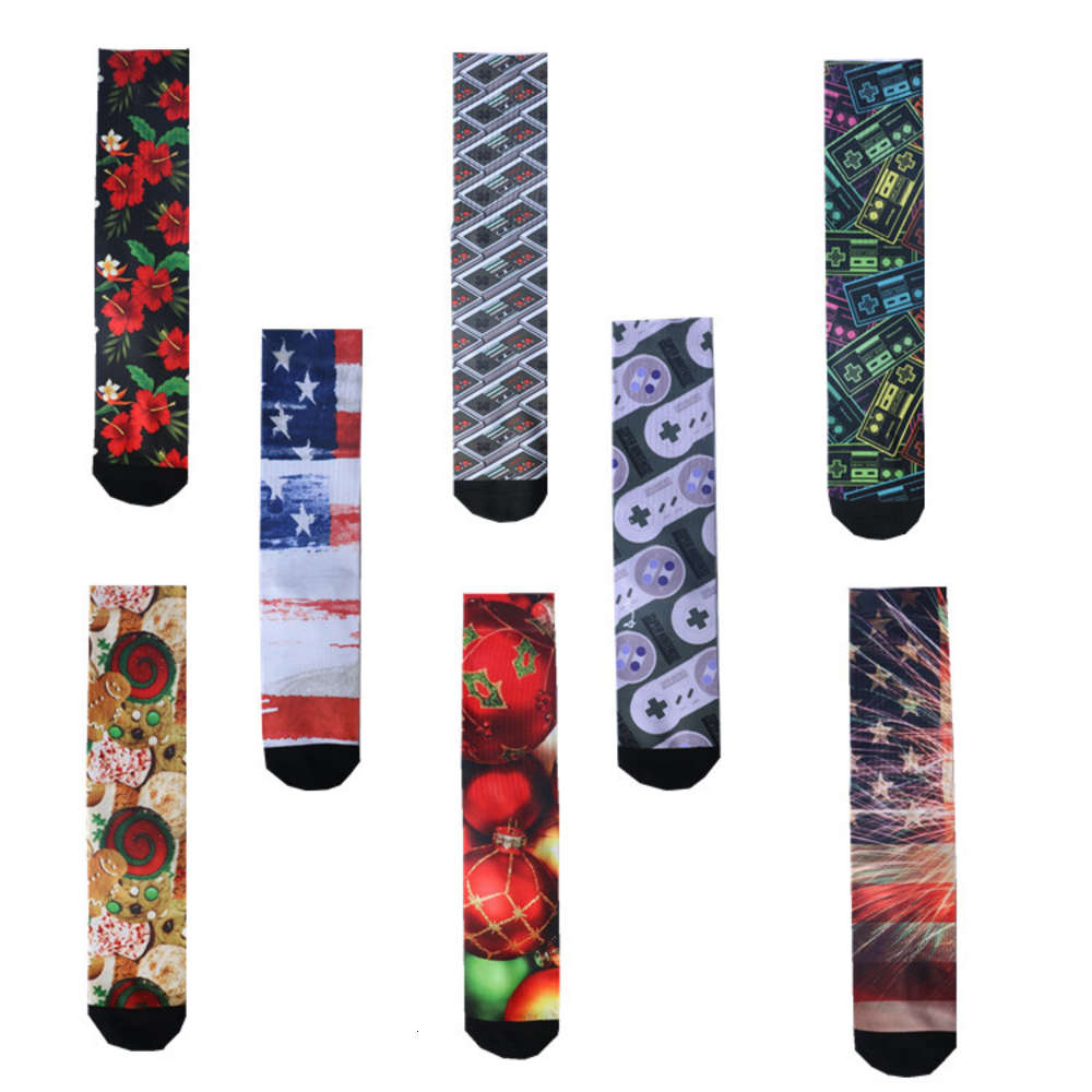 High tube digital 3D printing heat transfer sublimation sports socks men's basketball thickened towel, Printed spot random delivery
High tube digital 3D printing heat transfer sublimation sports socks men's basketball thickened towel, Printed spot random delivery