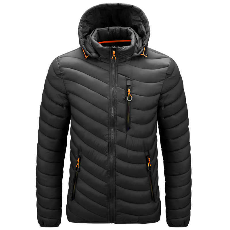 Street Knights Winter Warm Waterproof Jacket Men Autumn Thick Hooded Parkas Men Fashion Casual Slim Jacket Coat Men 6XL 210818