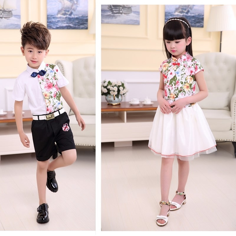 New 61 children's chorus yarn printed Tang costume student recitation performance dress princess skirt, White;black
New 61 children's chorus yarn printed Tang costume student recitation performance dress princess skirt, White;black