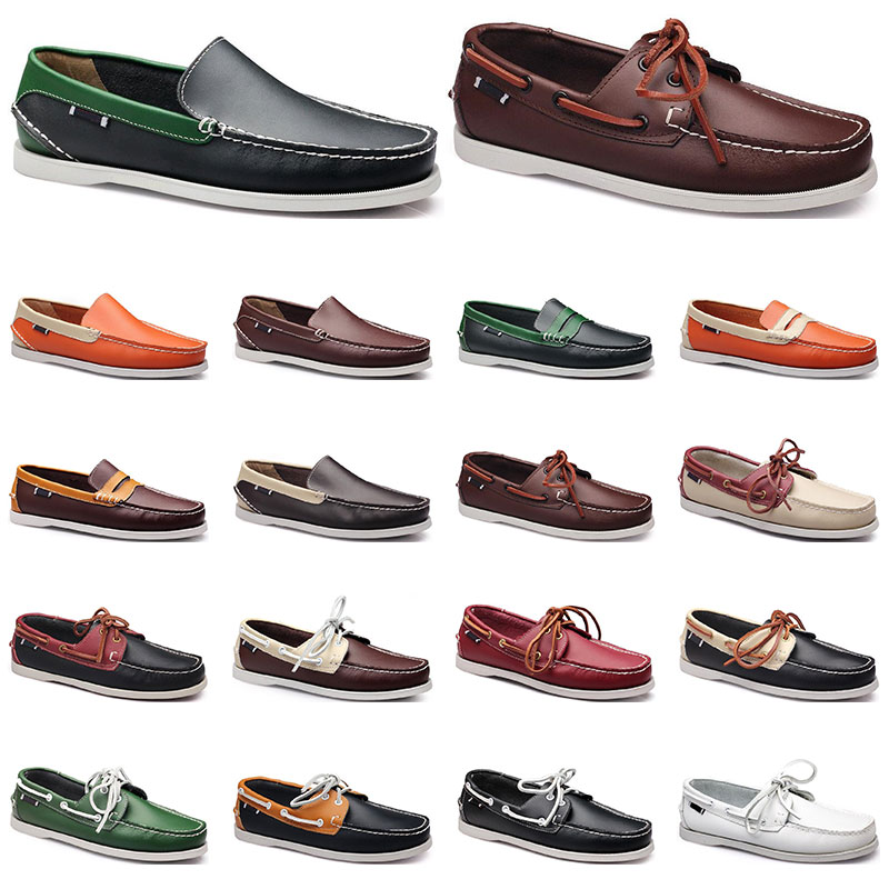 108 Womens sneakers Sailing shoe mens casual leather shoes black white red green orange brown outdoor trainers size 38-45, 14
108 Womens sneakers Sailing shoe mens casual leather shoes black white red green orange brown outdoor trainers size 38-45, 14