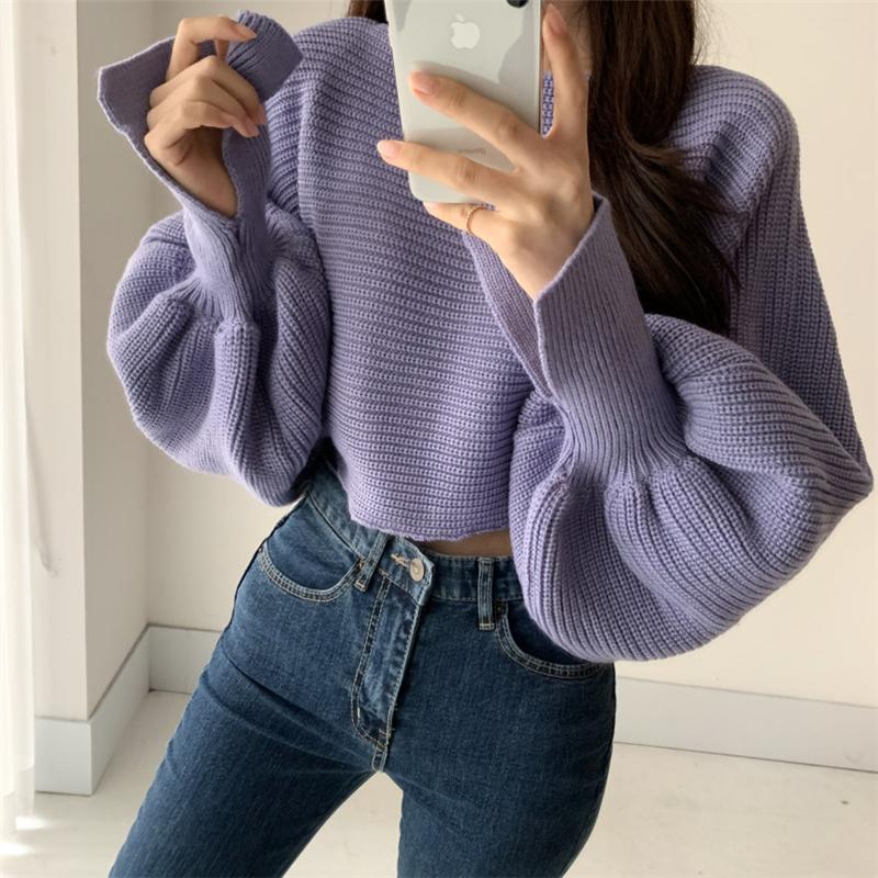 Women's Sweaters Women Hit Color Knit Sweater Fall Winter Loose Sexy Slash Neck Short Pullovers For Female Lantern Sleeve Split Woman Jumper, Pink
Women's Sweaters Women Hit Color Knit Sweater Fall Winter Loose Sexy Slash Neck Short Pullovers For Female Lantern Sleeve Split Woman Jumper, Pink