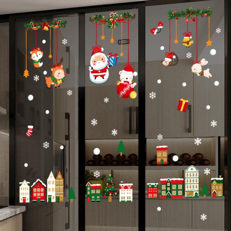 Christmas Decorations Wall Sticker Ornaments Xmas Navidad Gift Year Bedroom Living Room Glass Window For Home Decoration
Christmas Decorations Wall Sticker Ornaments Xmas Navidad Gift Year Bedroom Living Room Glass Window For Home Decoration