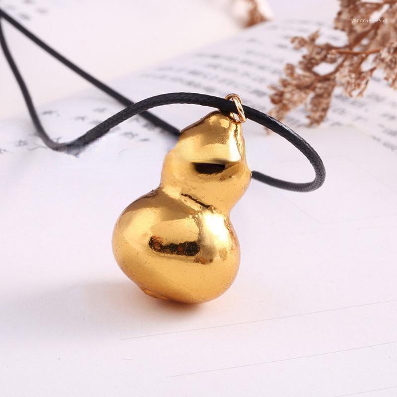 Chains Chinese Traditional Natural Feng Shui Spirit Gold-plated Gourd Pendant Health Preservation Cure Luck Boosting Necklace Jewelry
Chains Chinese Traditional Natural Feng Shui Spirit Gold-plated Gourd Pendant Health Preservation Cure Luck Boosting Necklace Jewelry