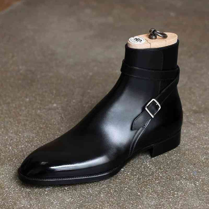 Dress Shoes Black PU hand button men's boots, Chelsea casual shoes, fashion, high quality, every day, 1kb020 SZLR
Dress Shoes Black PU hand button men's boots, Chelsea casual shoes, fashion, high quality, every day, 1kb020 SZLR
