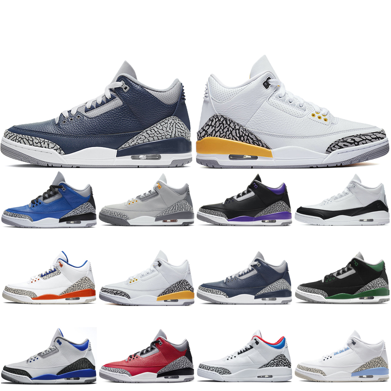 popular basketball shoes Racer Blue 3s Red Cement Seoul UNC Knicks Laser Orange Midnight Navy Pine Green Cool Grey Court Purple outdoor sports sneakers
popular basketball shoes Racer Blue 3s Red Cement Seoul UNC Knicks Laser Orange Midnight Navy Pine Green Cool Grey Court Purple outdoor sports sneakers
