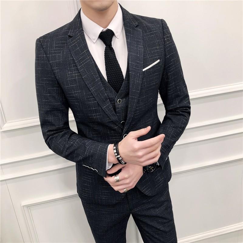 Men' Suits & Blazers Spring Mens Wedding Dress Suit British Formal Business Man 3pcs Sets Slim Fit Terno Masculino Groom Costume Plus Size, Black
Men' Suits & Blazers Spring Mens Wedding Dress Suit British Formal Business Man 3pcs Sets Slim Fit Terno Masculino Groom Costume Plus Size, Black