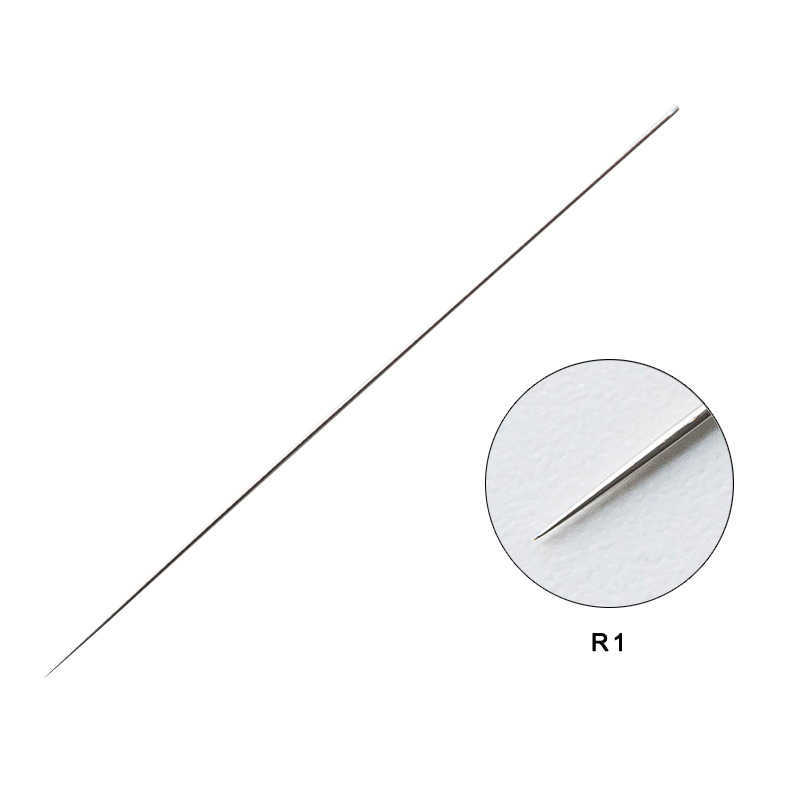 Disposable tattoo needles 1R 3RL 3RS 5RL 5RS 3F 5F 7F agujas microblading permanent makeup machine needle 0.35x50mm maquiagem 3D 210608