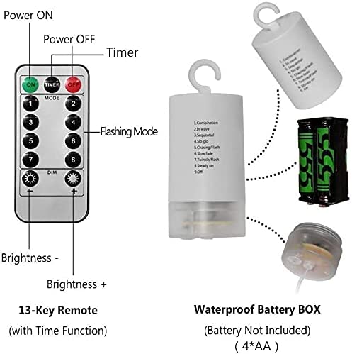 String Lights 120 150 180 200 LED Firework Starburst Hanging Fairy Lights Waterproof 8 Modes with Remote for Christmas Wedding Party Patio Garden Deco