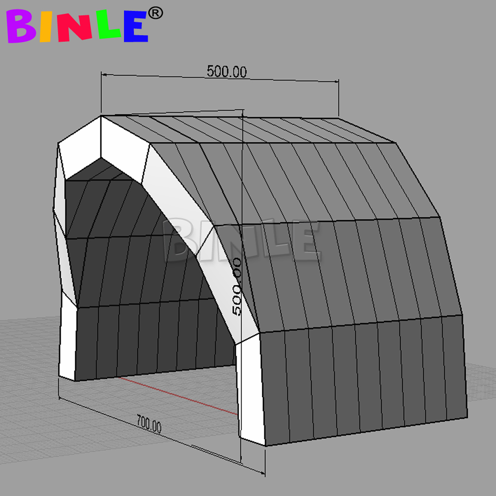 32.8ft large grey inflatable stage cover air roof blow up giant marquee tent for performance