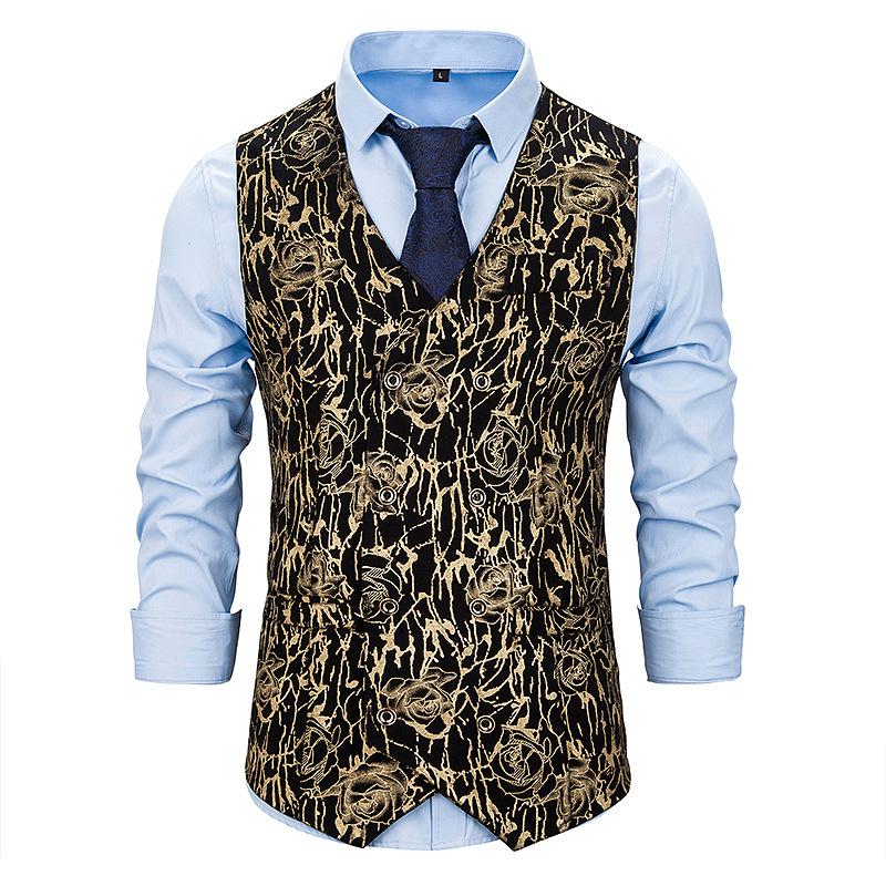 Men' Vests Gold Rose Floral Vest Men Wedding Groom Slim Fit Sleeveless Wasitcoat Punk Rock Medieval Steampunk Gilet Costume XXL, Silver
Men' Vests Gold Rose Floral Vest Men Wedding Groom Slim Fit Sleeveless Wasitcoat Punk Rock Medieval Steampunk Gilet Costume XXL, Silver