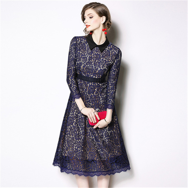 HIGH QUALITY Spring Fashion Plus Size Luxury Elegant Slim Ladies Party Dress Women Casual Lace Dresses Vestidos 210525, Picture color
HIGH QUALITY Spring Fashion Plus Size Luxury Elegant Slim Ladies Party Dress Women Casual Lace Dresses Vestidos 210525, Picture color