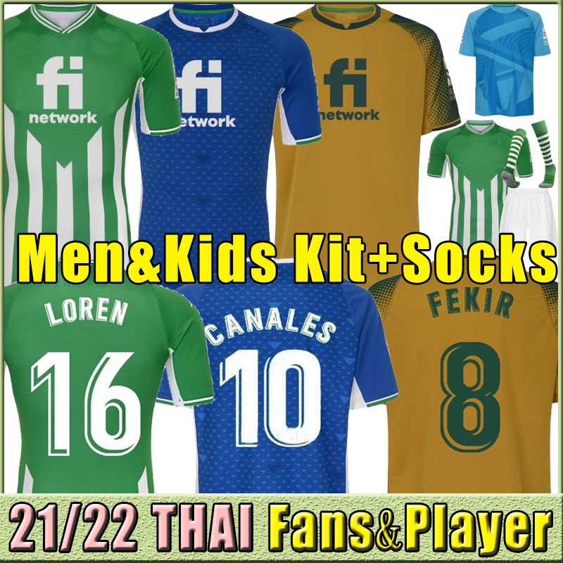 2021 2022 REAL Betis Football soccer Jersey JOAQUIN Loren BOUDEBOUZ BARTRA home away suit CANALES Commemorative Edition Fekir MAN KIDS training uniform goalkeeper
2021 2022 REAL Betis Football soccer Jersey JOAQUIN Loren BOUDEBOUZ BARTRA home away suit CANALES Commemorative Edition Fekir MAN KIDS training uniform goalkeeper