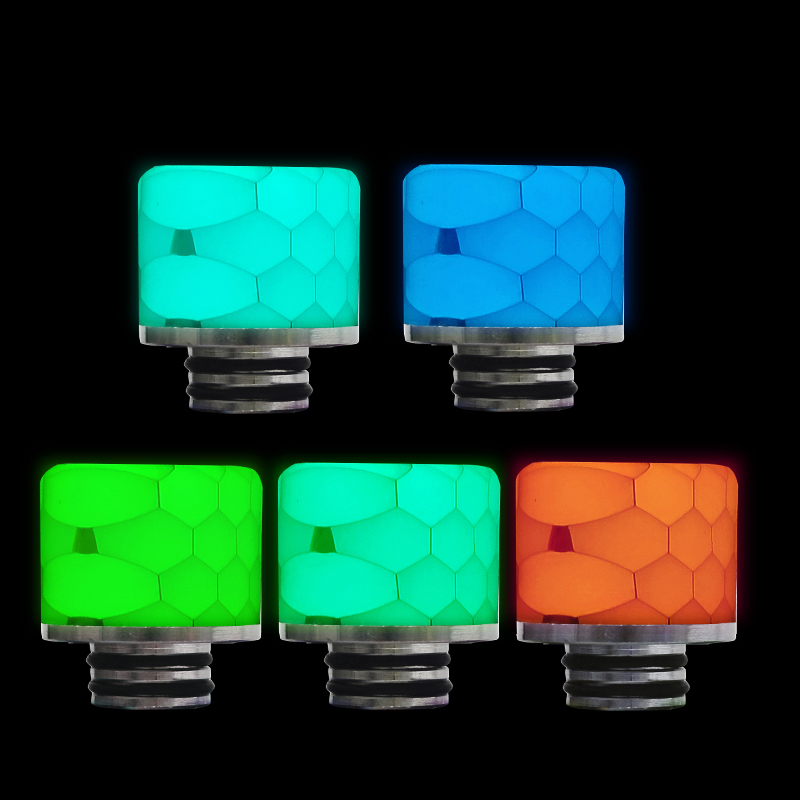 510 Drip Tip Stainless Steel Base Honeycomb -Curved Luminous Snake Mouthpiece Suit For Tfv12 Baby prince tfv8 baby tank etc ePacket Free
510 Drip Tip Stainless Steel Base Honeycomb -Curved Luminous Snake Mouthpiece Suit For Tfv12 Baby prince tfv8 baby tank etc ePacket Free