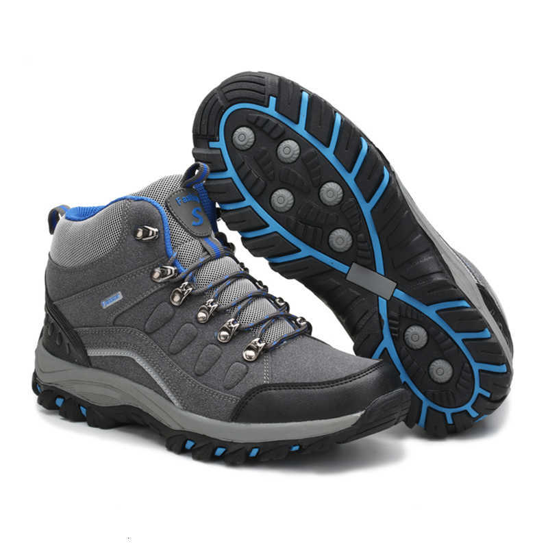 Unisex Outdoor Hiking Shoes For Men Women Durable Waterproof Climbing Tactical Boots Non-slip Mountain Trekking Sneakers 211009