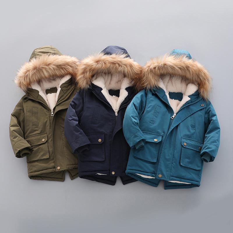 Jackets Kids Boy's Quilted Pu-ffer Fleece Lined Jacket Thick Winter Coat Hooded Water-proof Par-ka Outerwear & Coats
Jackets Kids Boy's Quilted Pu-ffer Fleece Lined Jacket Thick Winter Coat Hooded Water-proof Par-ka Outerwear & Coats