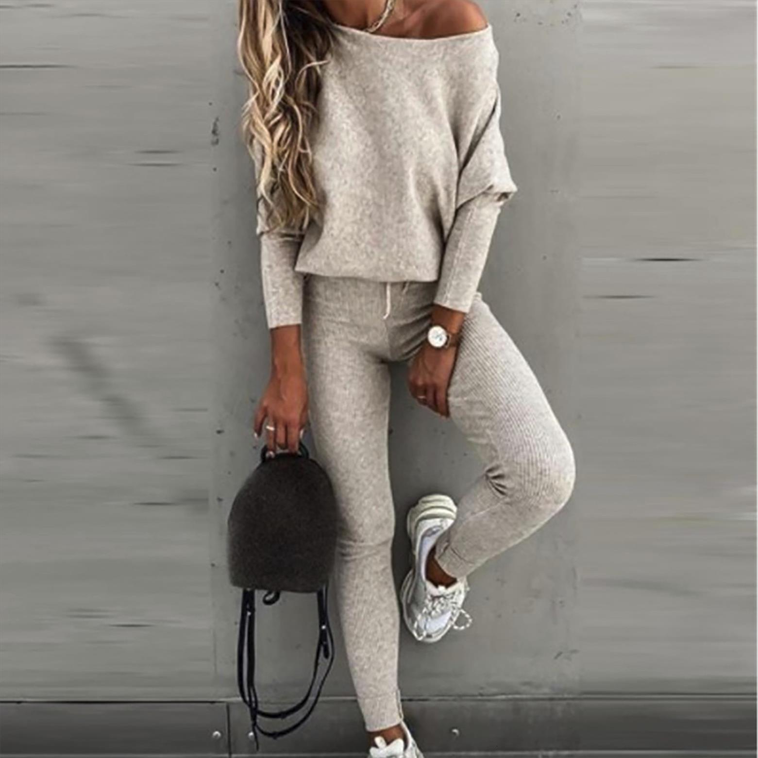 sports suit long sleeve womenpant solid color pullover casual sweatshirt fashion spring ladies sportswear t1g, White
sports suit long sleeve womenpant solid color pullover casual sweatshirt fashion spring ladies sportswear t1g, White