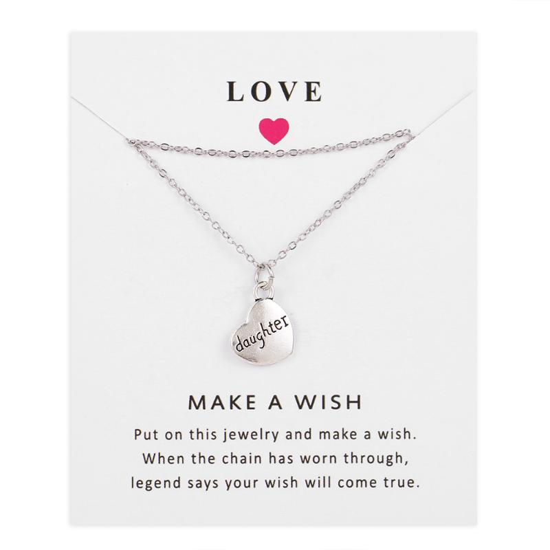 Pendant Necklaces DAUGHTER Family Member Birthday Gift Mom Dad Sister Brother Son Grandpa Silver Chokers Gifts 1pcs
Pendant Necklaces DAUGHTER Family Member Birthday Gift Mom Dad Sister Brother Son Grandpa Silver Chokers Gifts 1pcs