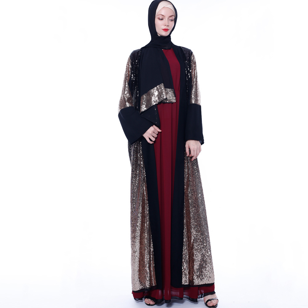 Ramadan Eid Mubarak Sequin Abaya Kimono Cardigan Turkey Hijab Muslim Dress Abayas For Women Dubai Kaftan Caftan Islamic Clothing
Ramadan Eid Mubarak Sequin Abaya Kimono Cardigan Turkey Hijab Muslim Dress Abayas For Women Dubai Kaftan Caftan Islamic Clothing