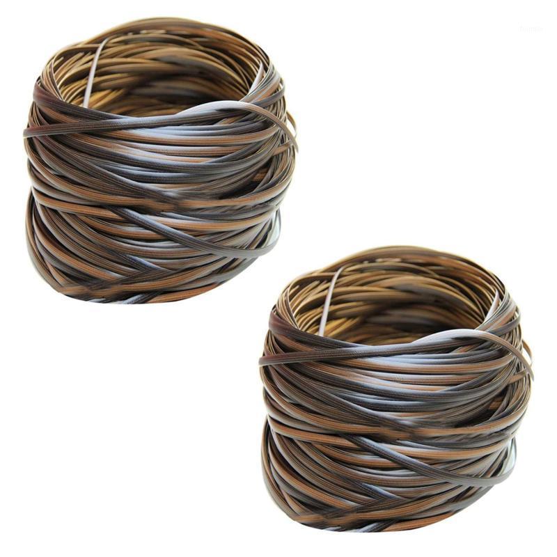 Decorative Flowers & Wreaths 2X Brown Coffee Gradient Flat Synthetic Rattan Repair Material Plastic Wicker Kit Patio Furniture, As pic
Decorative Flowers & Wreaths 2X Brown Coffee Gradient Flat Synthetic Rattan Repair Material Plastic Wicker Kit Patio Furniture, As pic