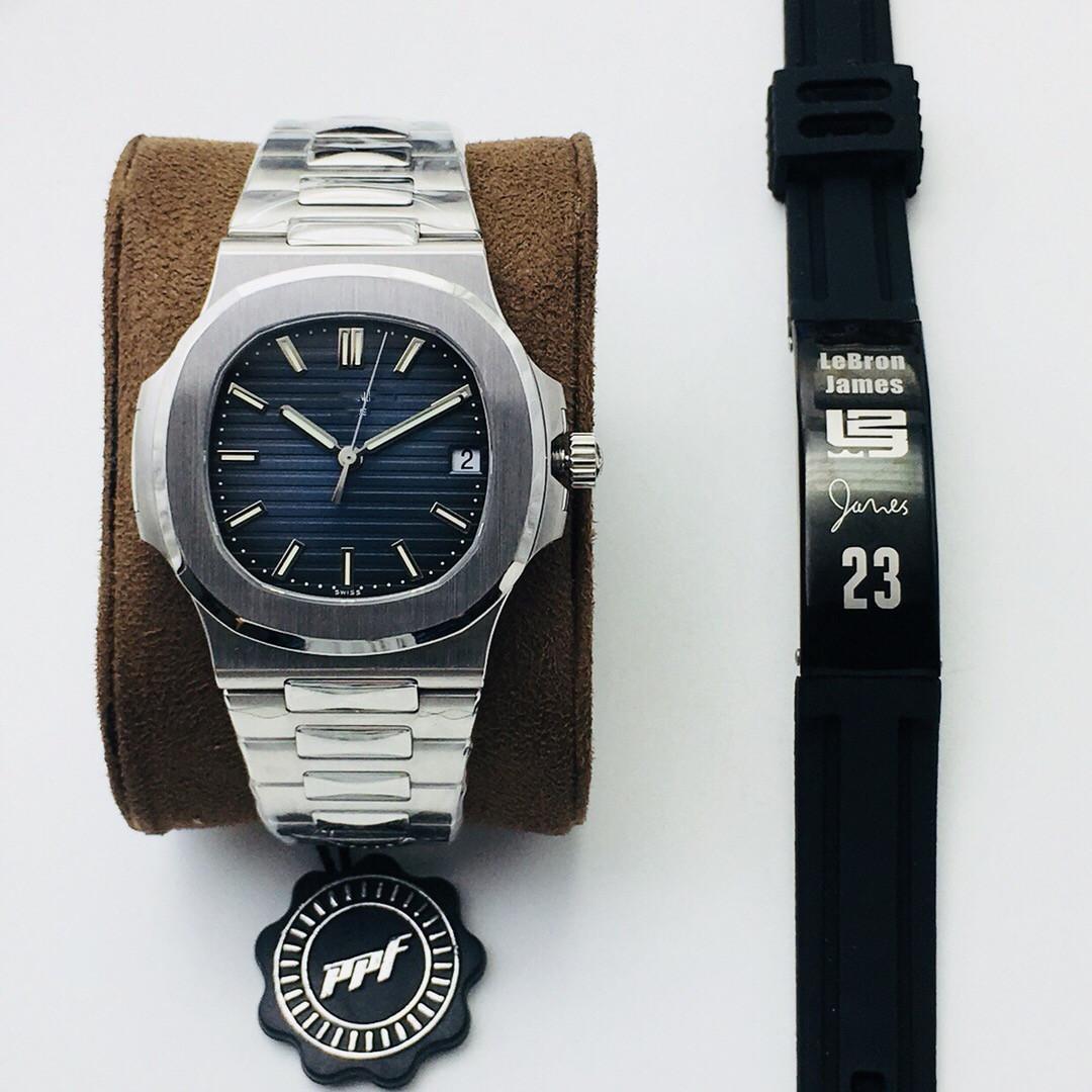 PPF Factory2021 Men's Watch 40mm 5711 V4 Edition with Cal.324 integrated sapphire crystal movement and stainless steel mirror strap, Slivery;brown
PPF Factory2021 Men's Watch 40mm 5711 V4 Edition with Cal.324 integrated sapphire crystal movement and stainless steel mirror strap, Slivery;brown