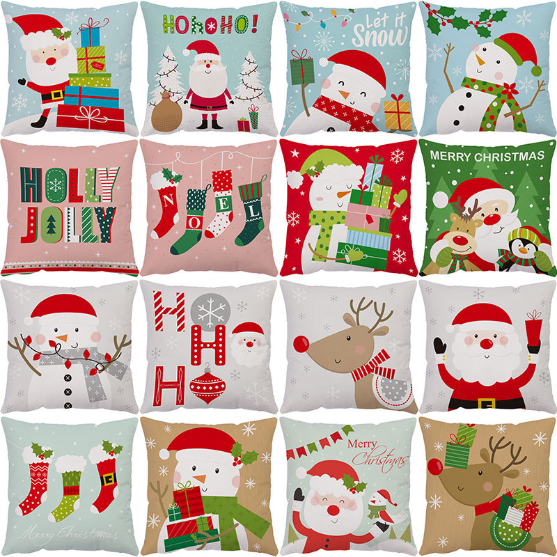31 colors decorative pillow covers for christmas Halloween pillows 45*45CM custom Santa printed leaning pillowcase Cushion Textiles without inner, Pls pay the different price
31 colors decorative pillow covers for christmas Halloween pillows 45*45CM custom Santa printed leaning pillowcase Cushion Textiles without inner, Pls pay the different price