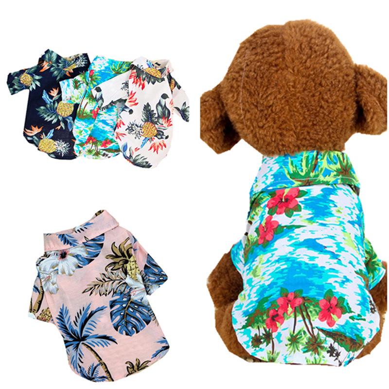 Dog Shirt For Small Clothes Summer Shirts Vest Pet Clothing Floral T-Shirt Hawaiian Cat Chihuahua Apparel
Dog Shirt For Small Clothes Summer Shirts Vest Pet Clothing Floral T-Shirt Hawaiian Cat Chihuahua Apparel