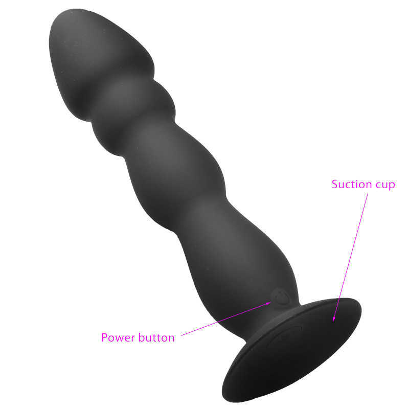 Vibrating Butt Plug 10m Wireless Remote Control Male Vibrator For Gays 10 Speeds Vibrative Anal Sex Toys Anus Prostate Massage Y201118