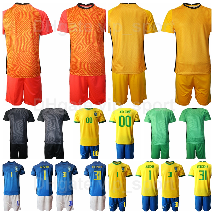 National Team Goalkeeper Goalie Soccer 1 Alisson Becker Jersey Set 23 Ederson Moraes WEVERTON GILMAR TAFFAREL Home Away Football Shirt Kits B-X, White
National Team Goalkeeper Goalie Soccer 1 Alisson Becker Jersey Set 23 Ederson Moraes WEVERTON GILMAR TAFFAREL Home Away Football Shirt Kits B-X, White