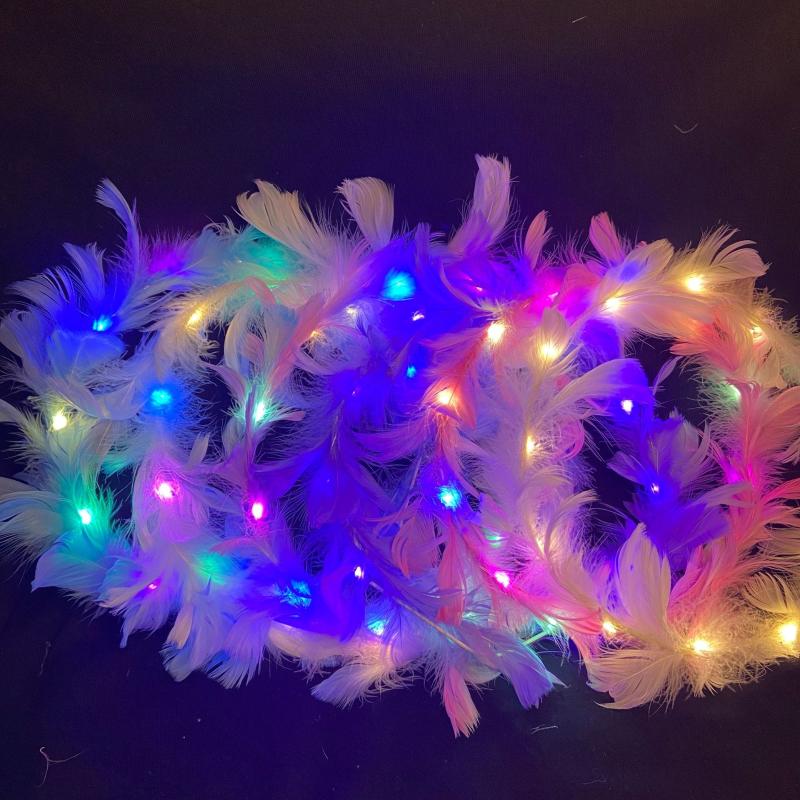 Party Decoration 10PCS LED Luminous Feather Wreath Headband Hairband Garlands Girls Light Up Hair Wedding Bridesmaid Birthday Gifts
Party Decoration 10PCS LED Luminous Feather Wreath Headband Hairband Garlands Girls Light Up Hair Wedding Bridesmaid Birthday Gifts