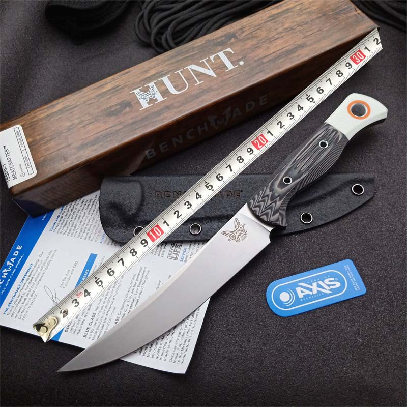 BENCHMADE BM 15500-2 Fixed straight Knife CPM S45VN balde G10 handle camping outdoor Tactical EDC tool 535 537 940-1 9400 15080 3300
BENCHMADE BM 15500-2 Fixed straight Knife CPM S45VN balde G10 handle camping outdoor Tactical EDC tool 535 537 940-1 9400 15080 3300