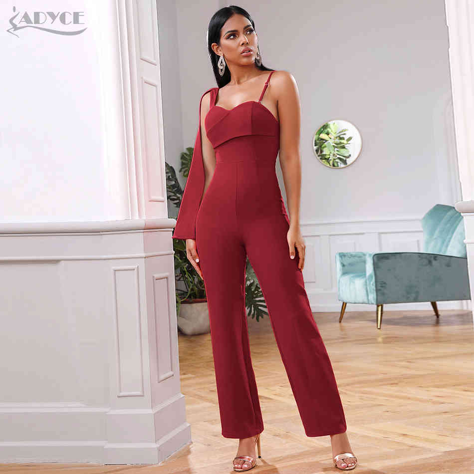 Sexy Women Bodycon Jumpsuit Sleeveless Elegant Orange Solid Casual Bodysuit Ladies Long Full Length Romper 210423