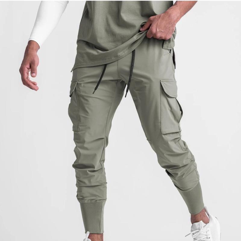 Yoga Outfit Men's Cargo Trousers Work Wear Combat Safety 6 Pocket Full Pants Comfortable