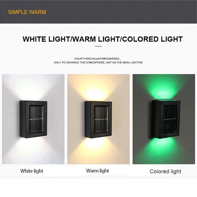 2PCS/Set LED Wall Light Square LED Wall Lamp Outdoor Waterproof IP65 Porch Bedside Room Bedroom Wall Utdoor Garden Decor Arts