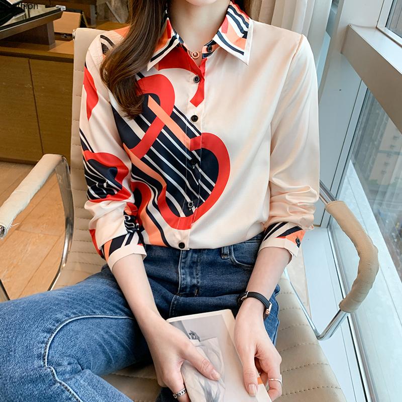 Women's Blouses & Shirts Summer Shirt Long Sleeve Tops Printed Blouse Girl Chiffon Casual Fashion Lady Loose, White
Women's Blouses & Shirts Summer Shirt Long Sleeve Tops Printed Blouse Girl Chiffon Casual Fashion Lady Loose, White
