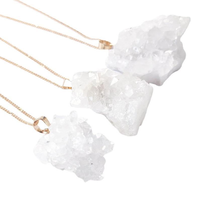 Pendant Necklaces FYSL Light Yellow Gold Color Irregular Shape Cluster Crystal Ethnic Necklace Link Chain Jewelry
Pendant Necklaces FYSL Light Yellow Gold Color Irregular Shape Cluster Crystal Ethnic Necklace Link Chain Jewelry