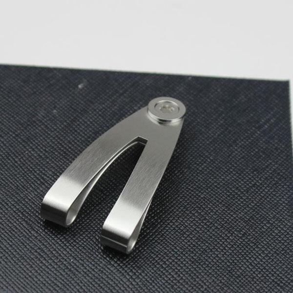 fashion money clip stainless steel black rubber pattern moneyclips for men and women no have box268K