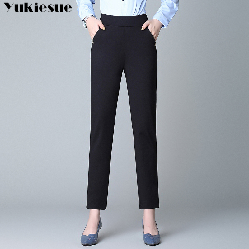 spring Women Trousers High Waist Pants Plus Size Pencil skinny office Women' straight Casual Work Elegant Ol Black 210518, Blue
spring Women Trousers High Waist Pants Plus Size Pencil skinny office Women' straight Casual Work Elegant Ol Black 210518, Blue