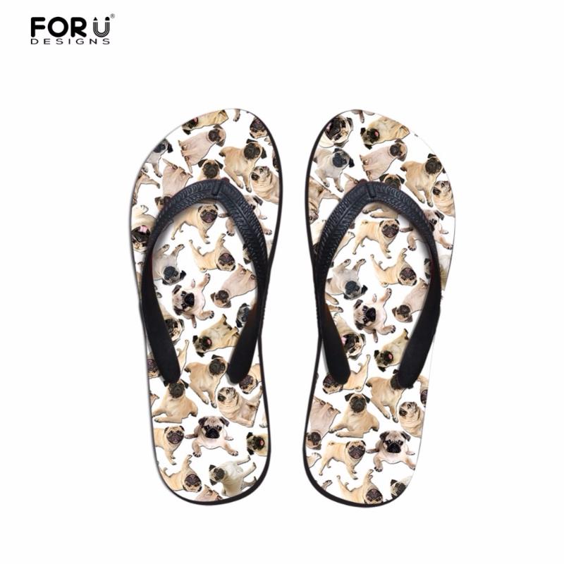 Slippers FORUDESIGNS Flip Flops Women Flats 2021 Casual Cute Pug Dog Pattern Women's Summer Beach Shoes Woman Rubber, Black
Slippers FORUDESIGNS Flip Flops Women Flats 2021 Casual Cute Pug Dog Pattern Women's Summer Beach Shoes Woman Rubber, Black