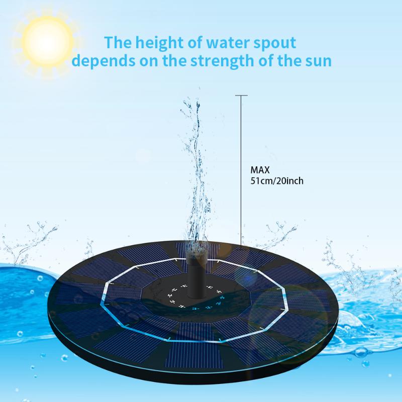 Solar-power Birdbath Fountain Pump With Battery Backup Brushless Anti-Blocking Submersible Panel Kit For Garden Small Pond Decorations
Solar-power Birdbath Fountain Pump With Battery Backup Brushless Anti-Blocking Submersible Panel Kit For Garden Small Pond Decorations