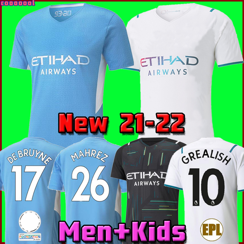 2021 2022 Manchester soccer jersey GREALISH 21 22 G. JESUS STERLING FERRAN DE BRUYNE KUN AGUERO MAHREZ FODEN RODRIGO football shirts MAN uniform men + kids kit Thai, 21/22 men home
2021 2022 Manchester soccer jersey GREALISH 21 22 G. JESUS STERLING FERRAN DE BRUYNE KUN AGUERO MAHREZ FODEN RODRIGO football shirts MAN uniform men + kids kit Thai, 21/22 men home
